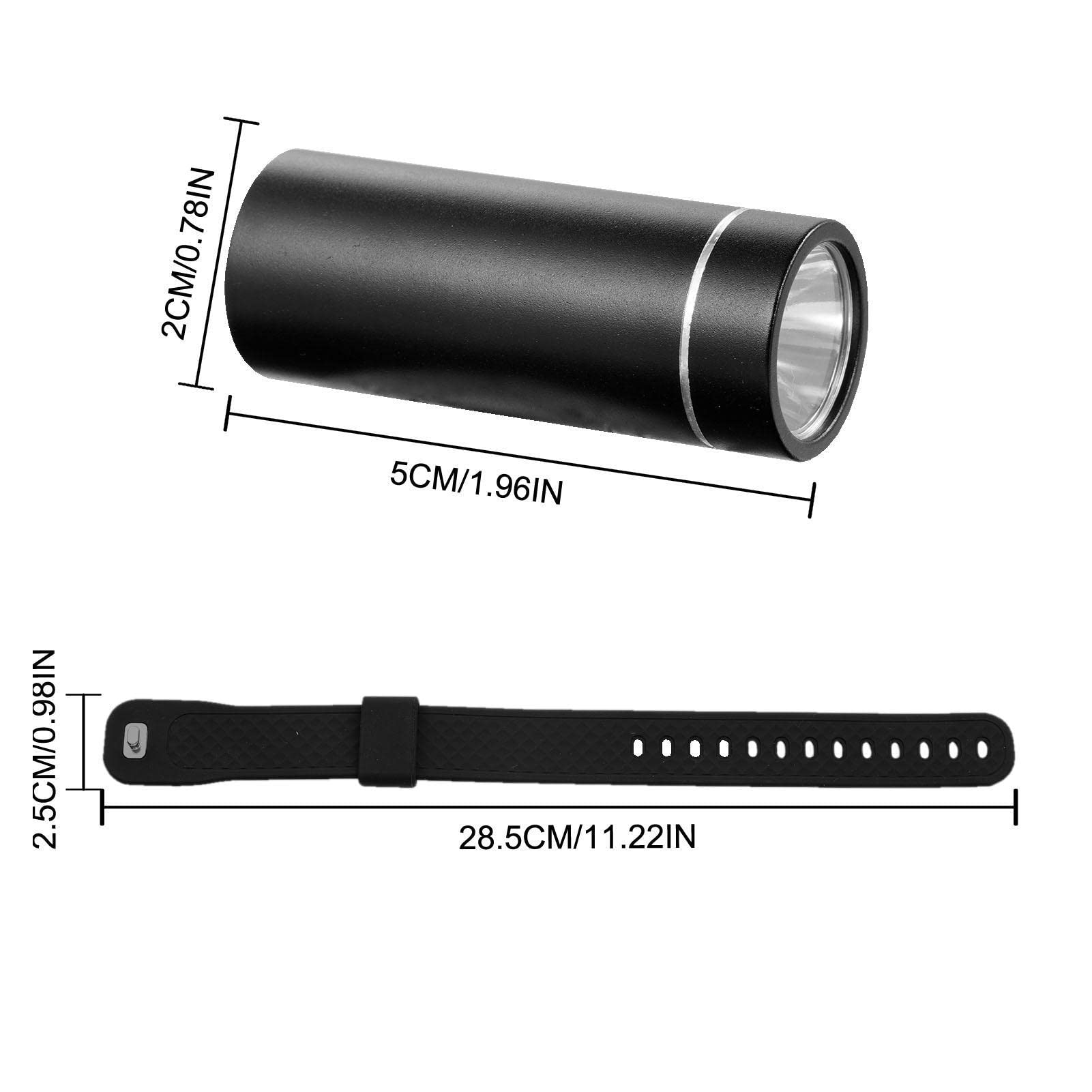 Amazon.co.jp: リストライト - 充電式防水トーチ手首懐中電灯 - 照明