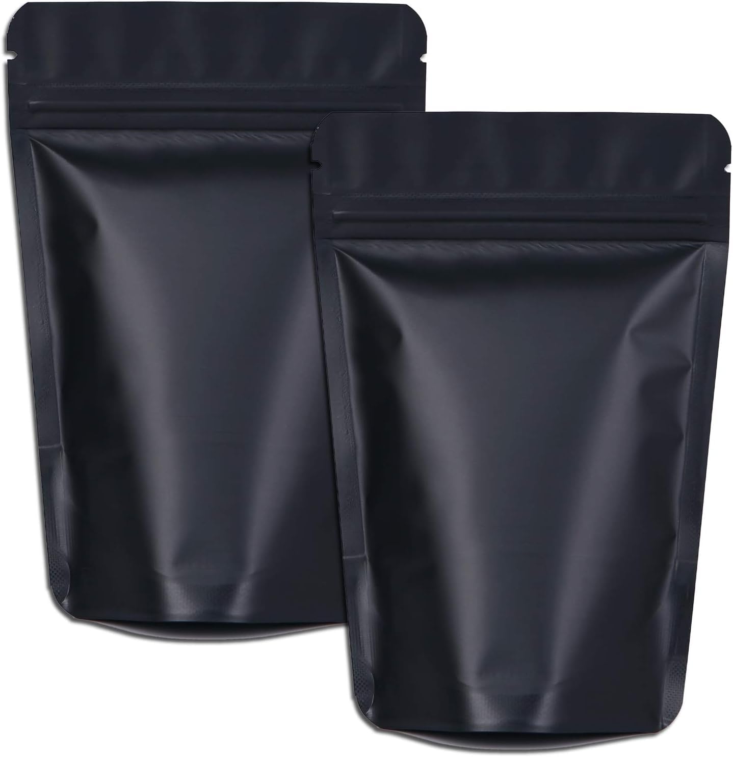 200pcs Black Mylar Bags Smell Proof Bags, 4.72inch*7.87inch Foil Ziplock Baggies,Resealable Stand Up Packaging Pouch Bags for Food Storage,Candy,Cookie,Bath Salts โ image 1