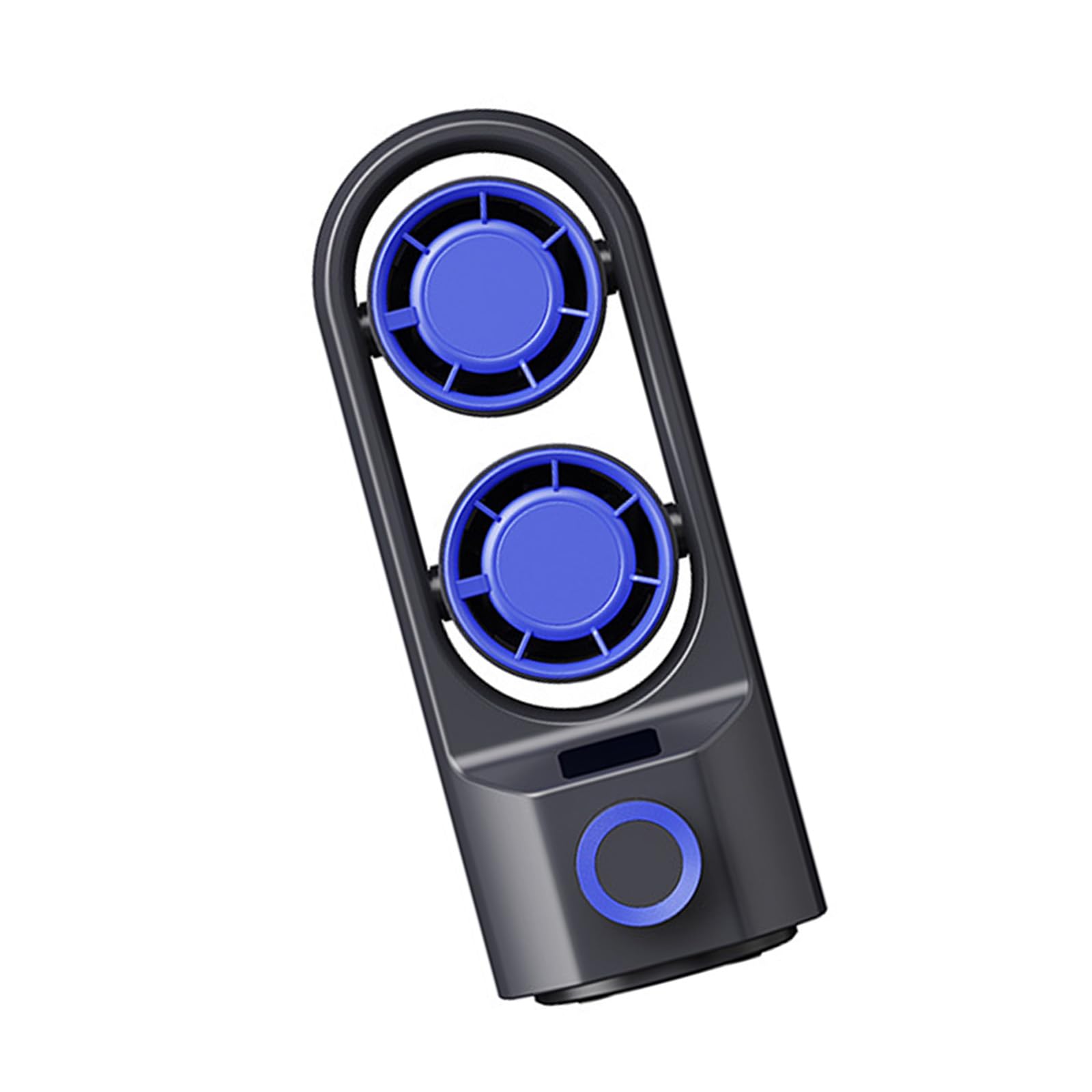 carotoe Electric Fan Camping Fan Rechargable Electric Double Head Tower ABS Texture for Outdoor Hikings Cooling