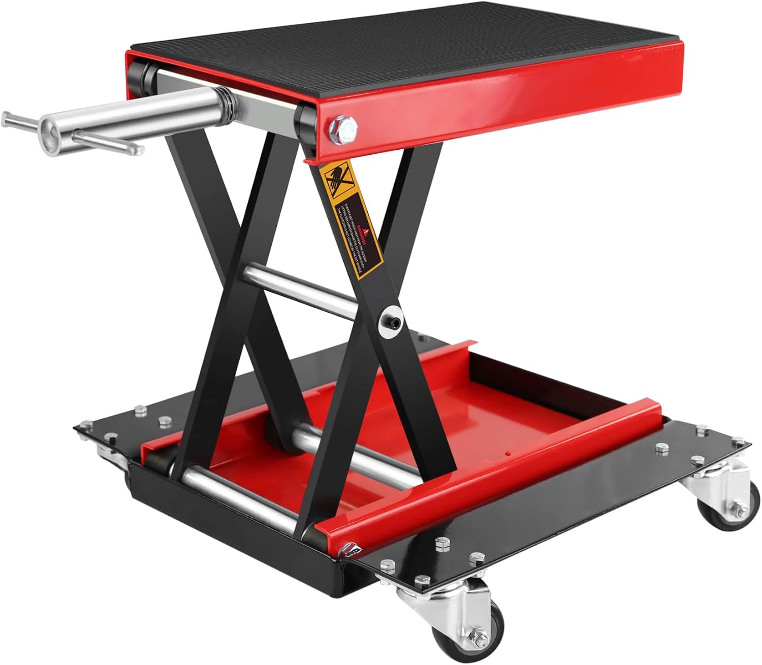 Mini Elevador De Motos De Tijera para Scooter, Motocross, Carretera, Etc. con Ruedas, 500 kg