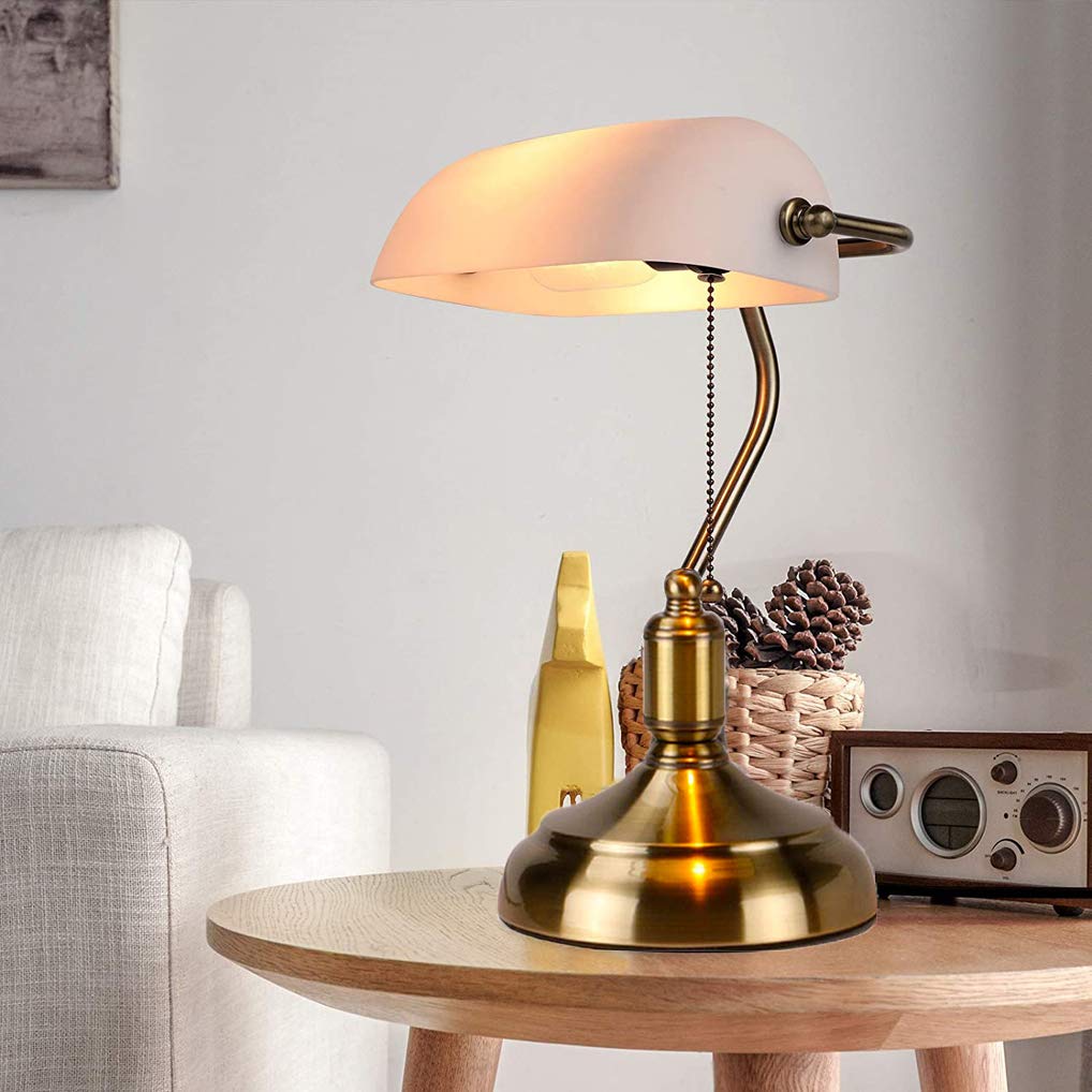 Amazon.co.jp : レトロなデスクランプ トラディショナルスタイル