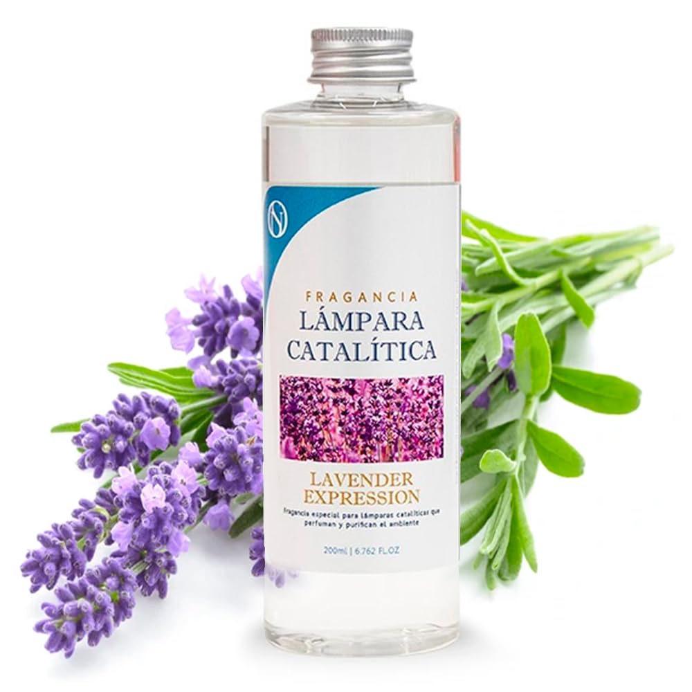 Pack Ahorro Lámpara Catalítica Aqua Marina + Fragancia Lavender Expression (500ml) + Limpiador Neutro (200ml) + Mecha de Repuesto