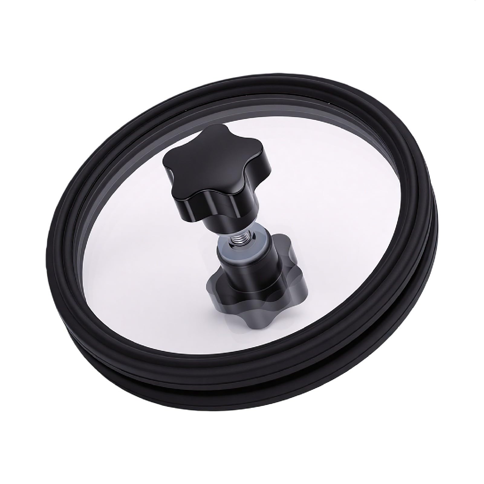 Alomejor Protector de Limpieza de Silicona para Discos de 7, 10 y 12 Pulgadas, Diseño Sellado de Doble Cara, Agarre Antideslizante para Lavado de Discos de Vinilo y Mantenimiento de