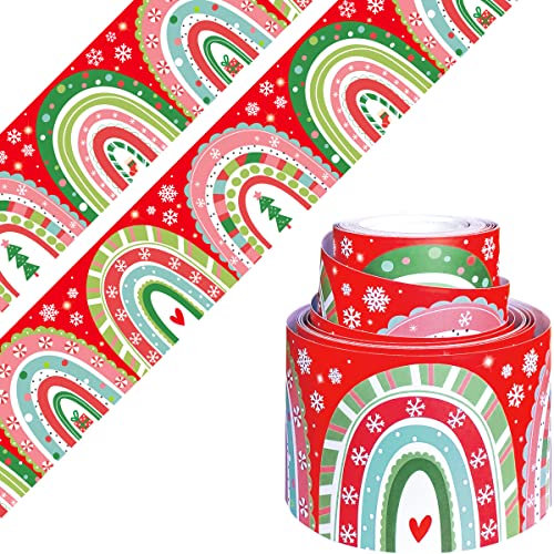 Christmas Bulletin Board Borders Rainbows Holiday Borders Trim for Christmas Home Classroom School Decoration