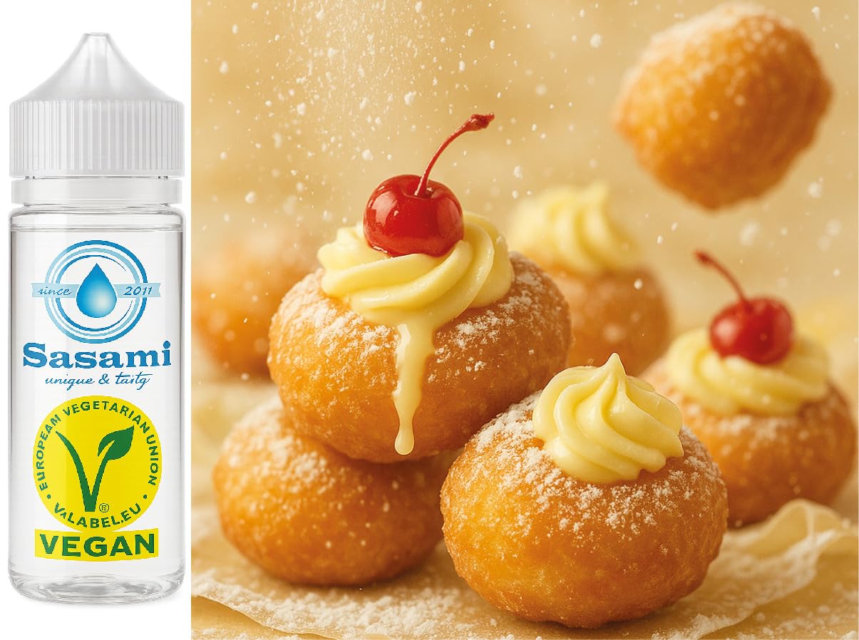 Aroma concentrado Zeppole Sasami de 100ml: sabor dulce y vegano 8