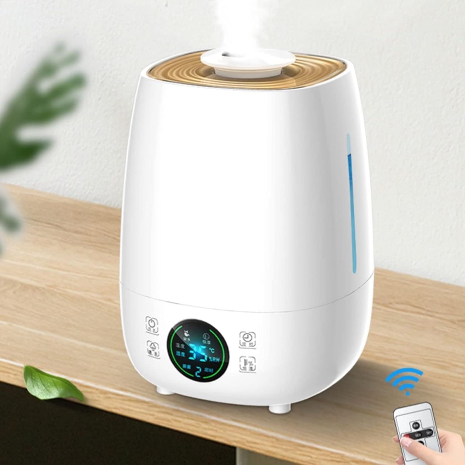 per Uso Domestico Umidificatori Umidificatore a Nebbia Fredda ad ultrasuoni: Dura Ore, Funzionamento Notturno silenziosissimo, Serbatoio Facile da riempire