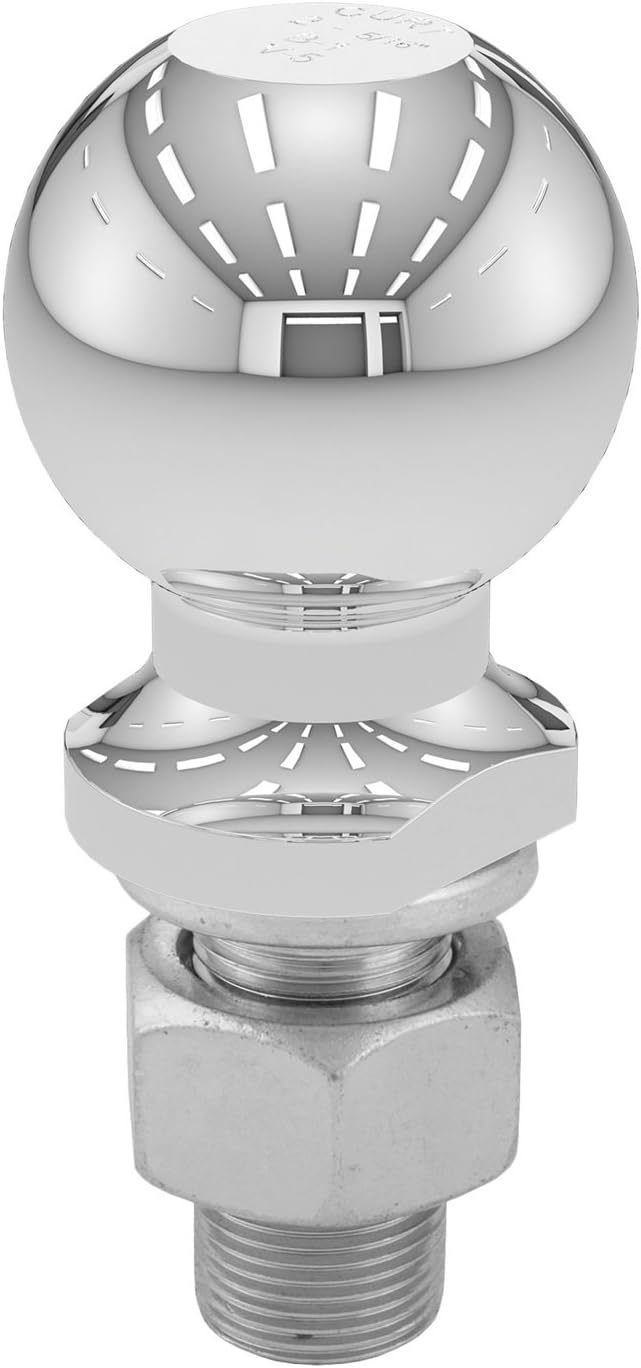 CURT Manufacturing 40067 2-5/16 in. Diameter Chrome Trailer Ball, Packaged