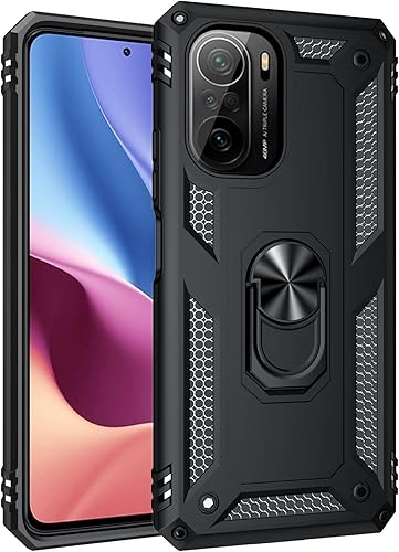 Miniatura 2 de Funda compatible con Redmi K40  K40 Pro  K40 Pro+ Plus - Funda compatible con Xiaomi Poco F3  Mi 11i  Mi 11X  Mi 11X Pro con soporte de anillo 2 en