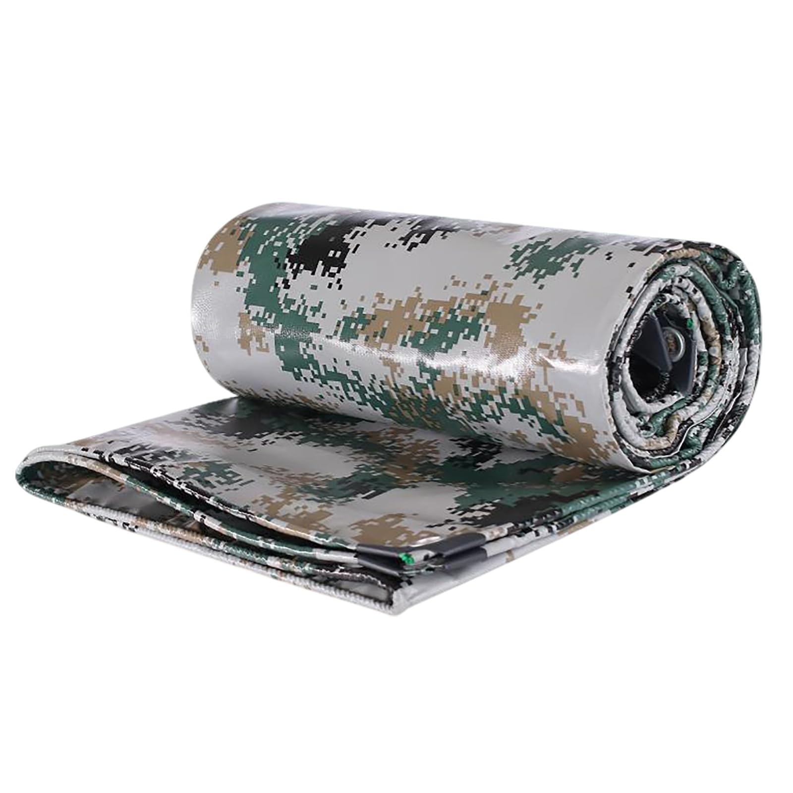Mshgsku Waterproof Tarp 14.6 Mils 5X6m Multipurpose Cover With Reinforced Grommets & Edges For Camping Outdoor And Tarpaulin Protection