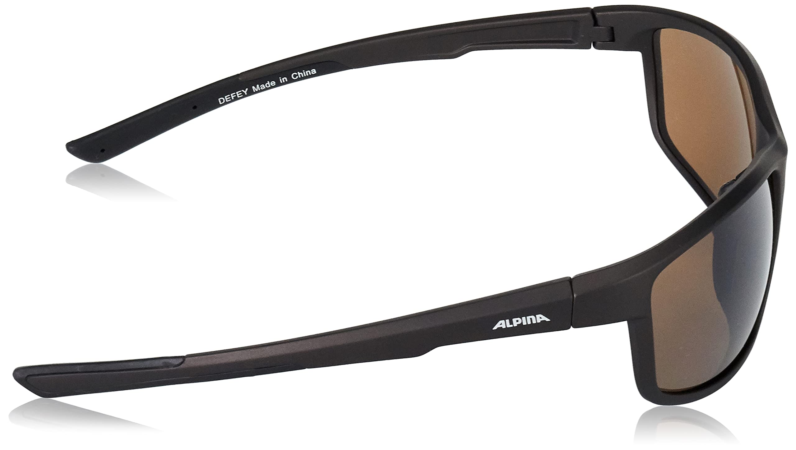 ALPINA DEFEY - Verspiegelte und Bruchsichere Sport- & Fahrradbrille Mit 100% UV-Schutz Für Erwachsene, tin matt-black, One Size & Uvex Unisex – Erwachsene, sportstyle 204 Sportbrille