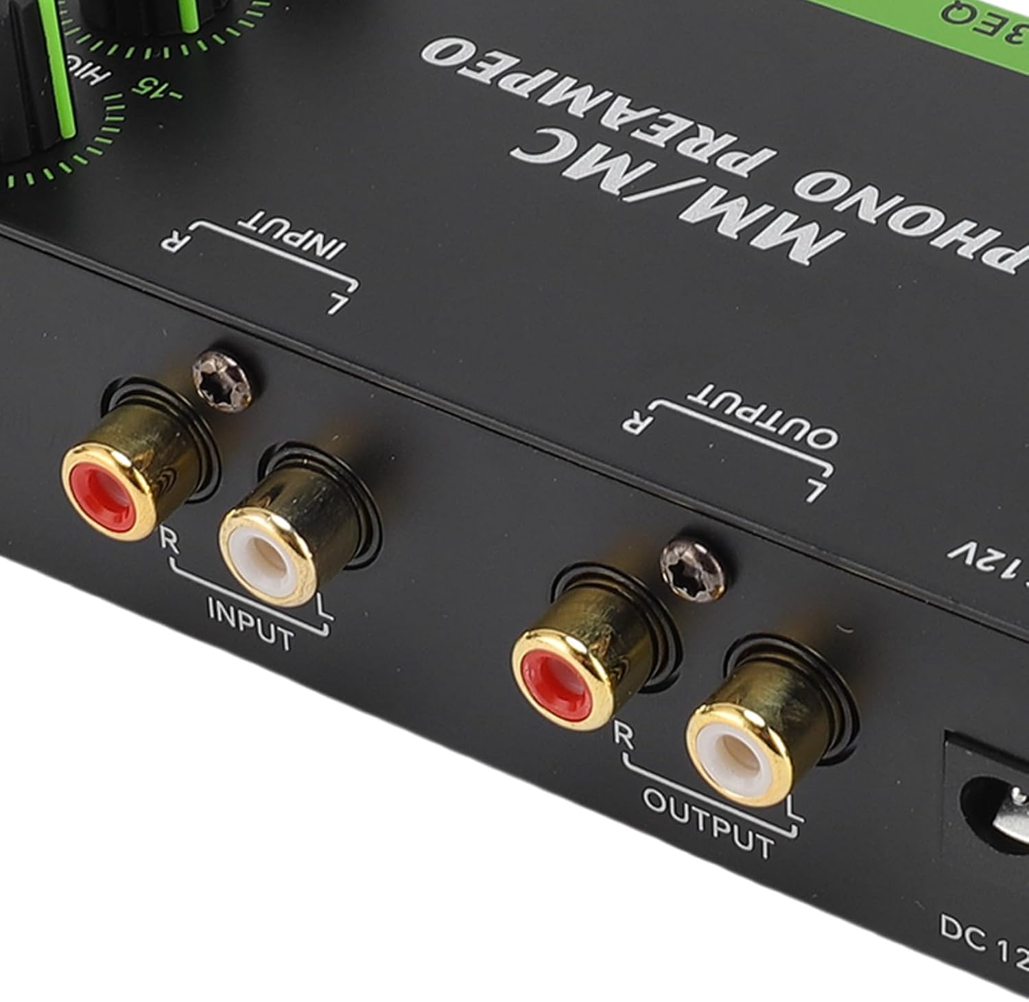 GOWENIC Phono Preamp, 3.5mm Headphone Output, 5 Pin XLR Input Output, with Pure and Balanced Sound, for Enjoyable Listening (US Plug)