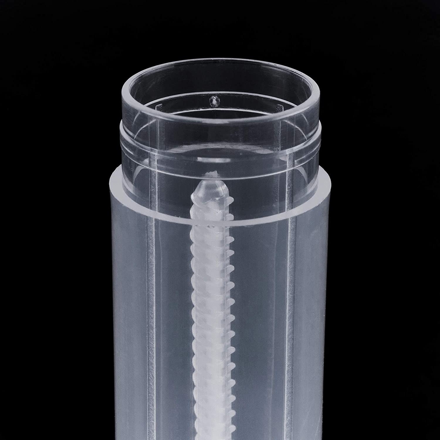 Hunky Dory 50Pieces 5g Clear Empty Plastic Lip Gloss Lip Balm Cream Tubes Chapstick, Lipstick Refillable Bottles Cosmetic Containers Set 2