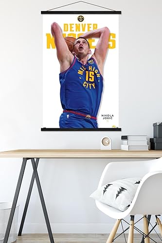 Miniatura 5 de Trends International NBA Denver Nuggets - Nikola Jokic Feature Series 23 - Póster de pared con marco magnético