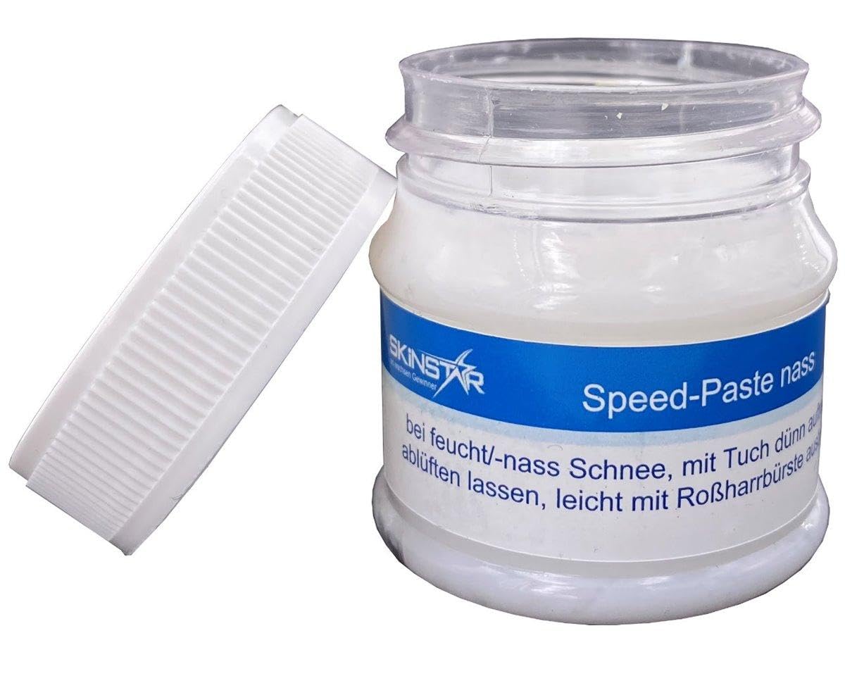 SkinStar Speed Paste Skiwax - Cera de esquí, 30 g, paño de limpieza