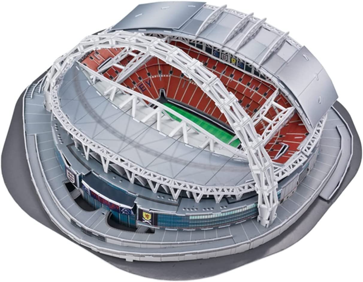 Wembley Stadium 3D Puzzle Building Toy Model Construction Set Multicolor