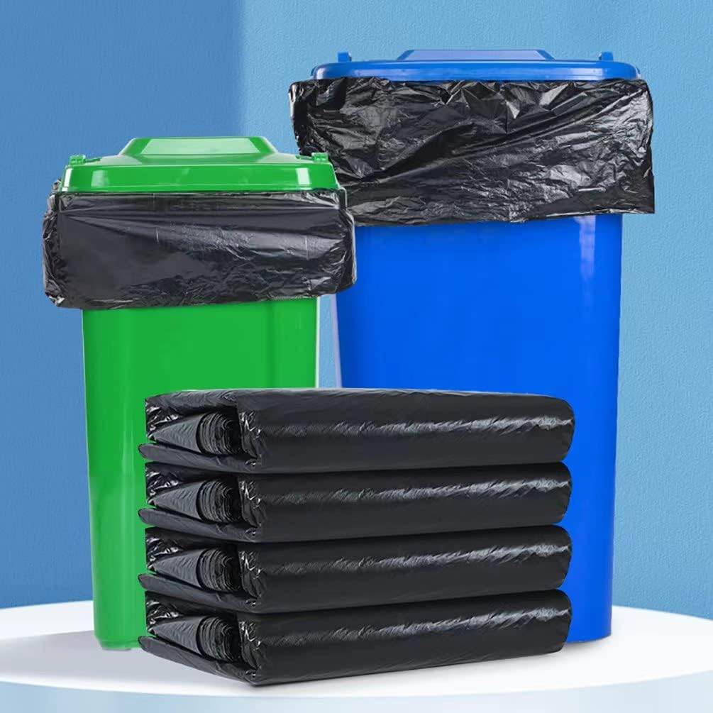 Trash Bags 15 Gallon, 50 Pcs size (24” x 31”) Double Ply