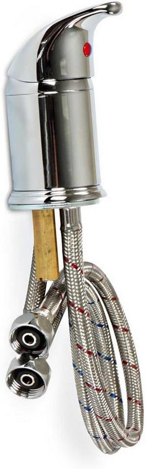 Single Handle Faucet, Chrome Lever for Shampoo Units