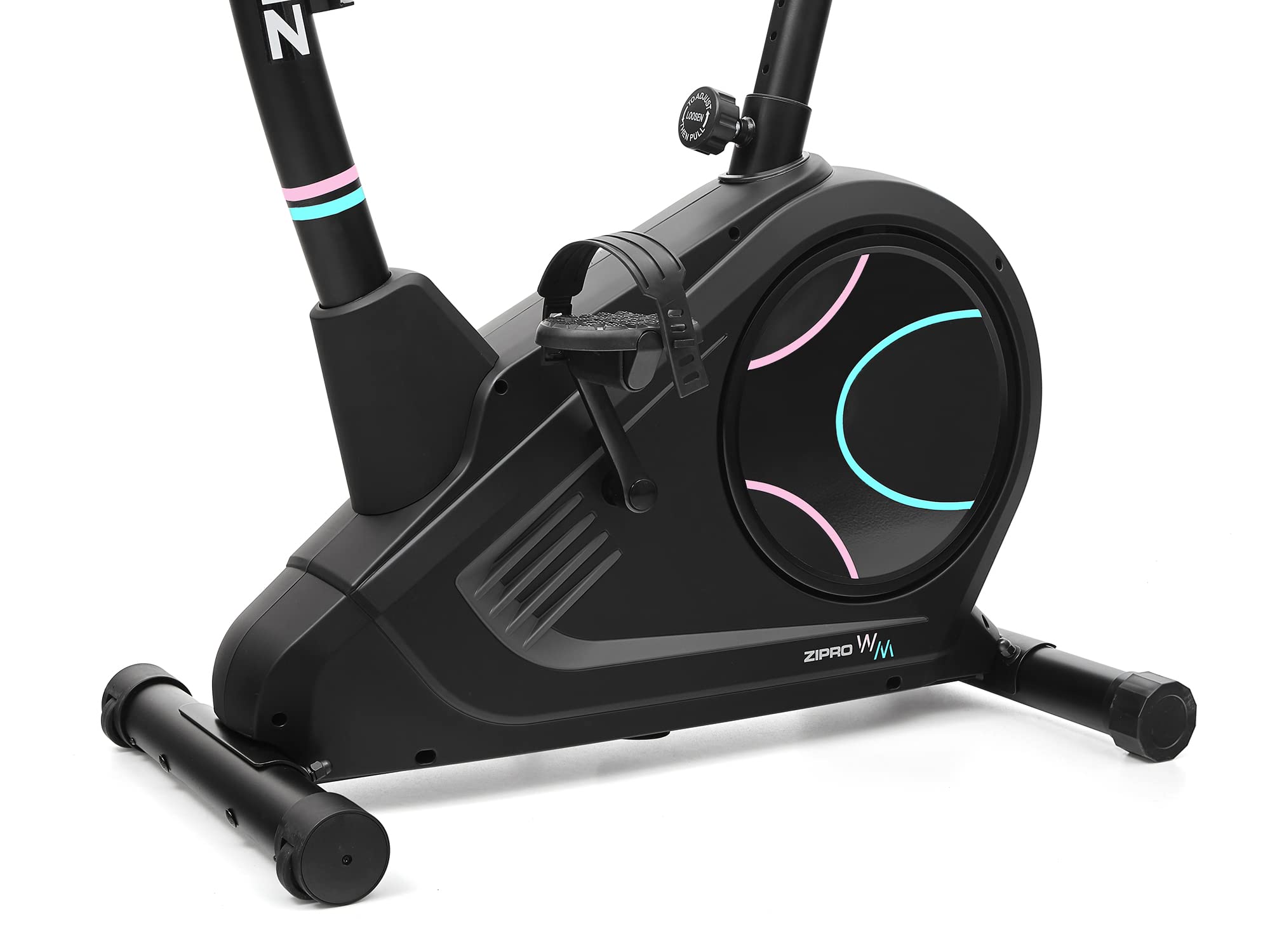 Zipro Vélo d'appartement Flame, Ergomètre Fitness, Vélo d'appartement magnétique, Ergomètre jusqu'à 150 kg, Vélo d'intérieur, Vélo d'entraînement à domicile, Vélo ergomètre filaire