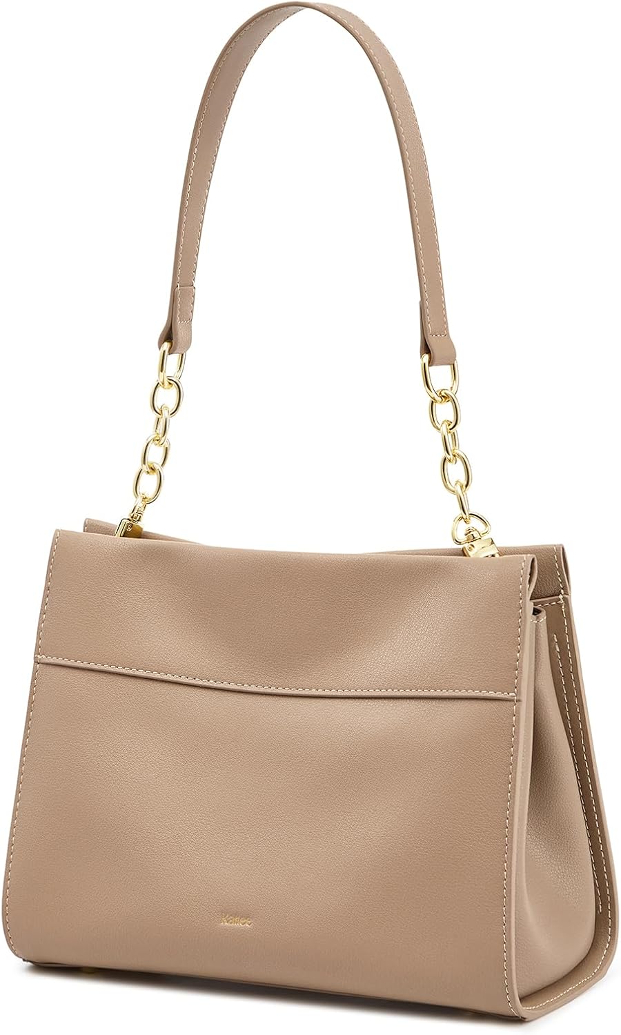 Kattee Leather Purses and Handbags for Women, Small Crossbody Bags for Women, Top Handle Hobo Shoulder Bag with 2 Straps