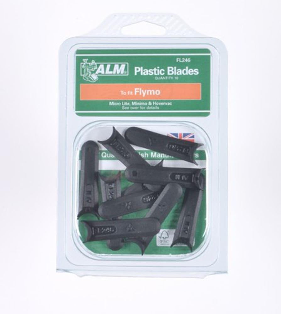 Flymo Plastic Blades For Micro Lite Minimo Pack of 10 FL246