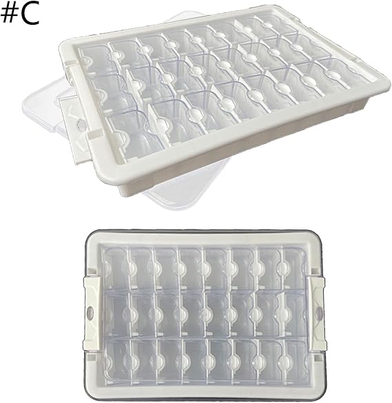 Versatile Bead Sorting Container Accessory With Secure Lid For Craft Enthusiasts Clear Storage Case Organization