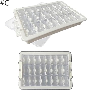 Versatile Bead Sorting Container Accessory With Secure Lid For Craft Enthusiasts Clear Storage Case Organization