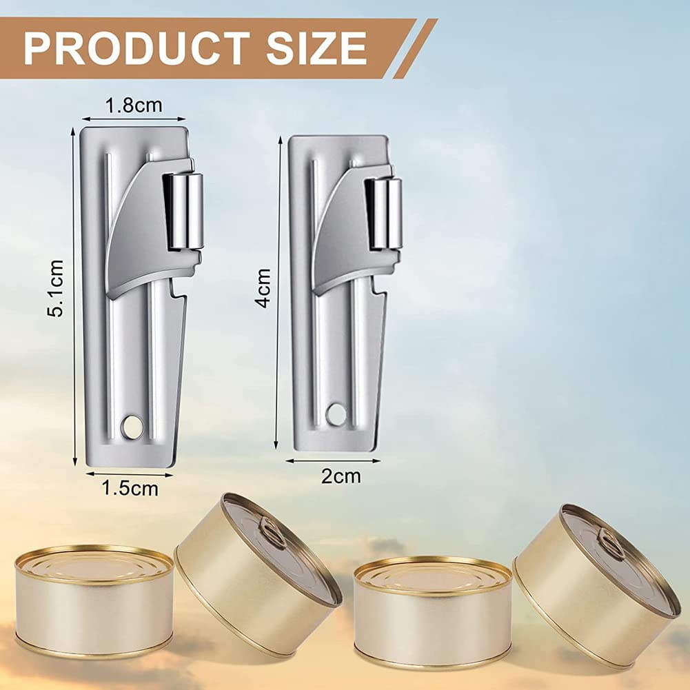 Set 10 Apriscatole P-51 In Acciaio Inox, Shelby Co USA, Per Campeggio E Sopravvivenza