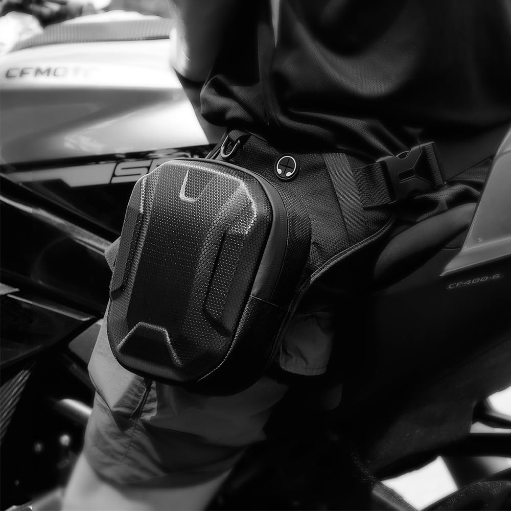 Versatile Drop Leg Bag for Men and Women - Waterproof Hard Shell Tactical Thigh Pouch with Adjustable Straps for Outdoor Activities, Travel, and Sports - Image 2