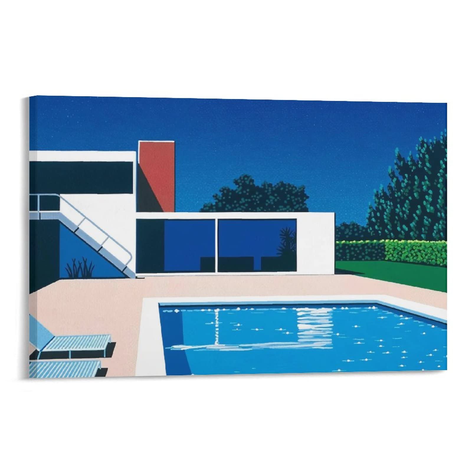 Amazon.co.jp: 絵画アートワーク イラストレーター 永井博 ポスター