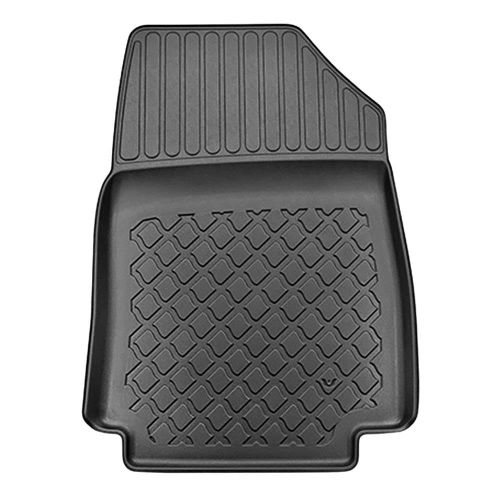 Mossa Tappetini Gomma Per Renault Clio IV Hatchback (2012-2019) – Set 4 Pezzi Nero, Antiscivolo, Bordo Rialzato, Facile Pulizia - 3