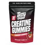 Creatine Gummies - 90g of Creatine Monohydrate - Workout Supplements - Build Muscle & Boost Strength for Men & Women - Made in USA - Non GMO - (Large, Strawberry Creamsicle Flavor)