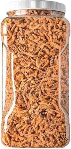 Miniatura 2 de Aquatic Foods Inc. Krill ártico flotante liofilizado Krill con alto contenido de astaxantina natural para el color de todos los peces tropicales,