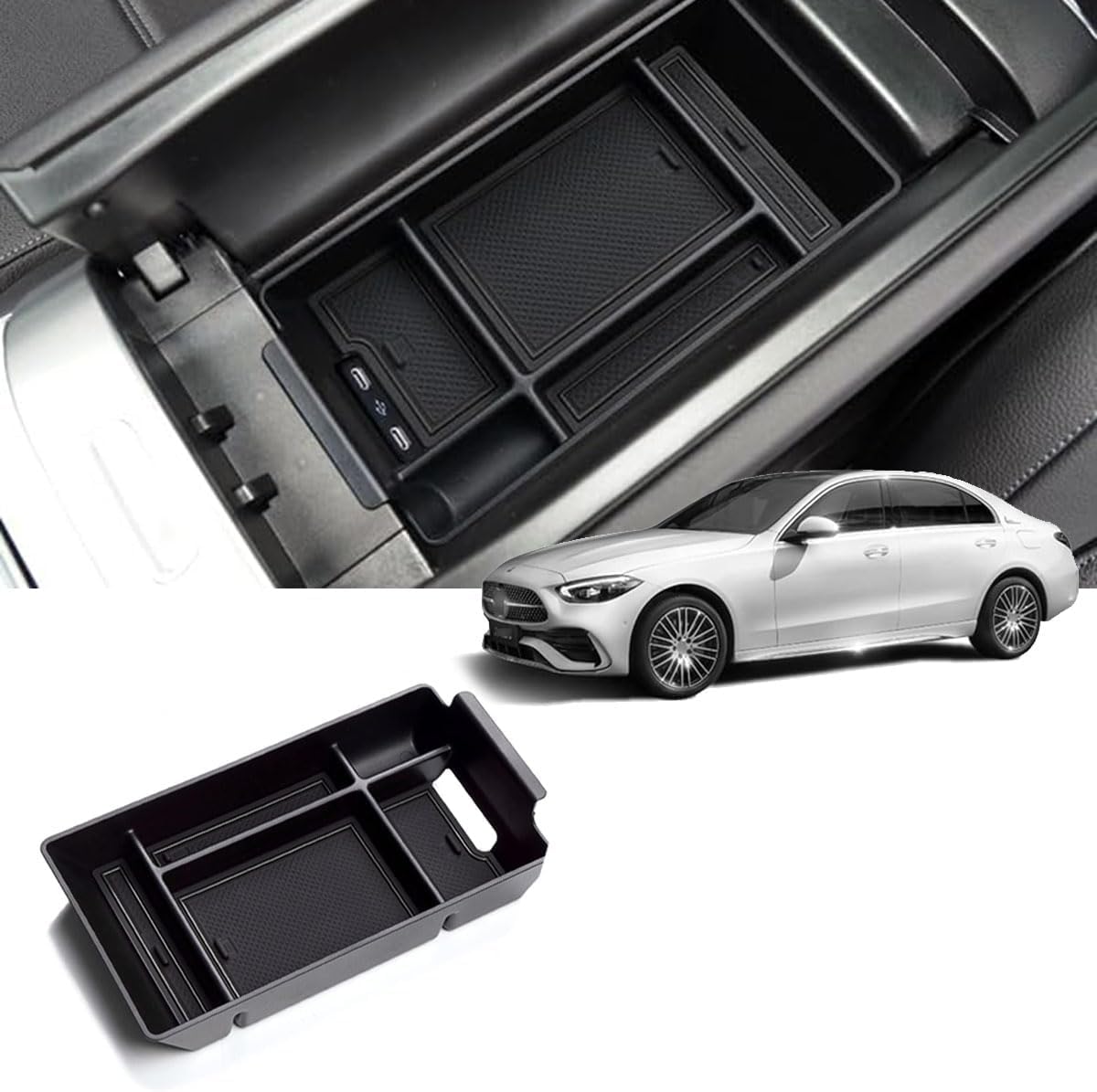 Amazon | コンソールボックス 適用メルセデス ベンツ Benz Cクラス