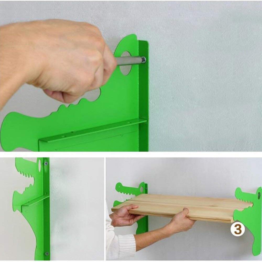 MU Estanterías para el hogar Estanterías Flotante Montaje en Pared Almacenamiento de Madera para una decoración Dormitorio, Sala de Estar, Cocina, Oficina y más Bastidores de 1 Pieza