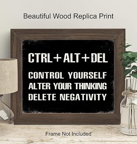 Vista 2 de Inspirational Motivational Wall Art & Decor - Entrepreneur Positive Quotes Poster Prints 8x10 - Home Office - Classroom Decor - Success Sayings