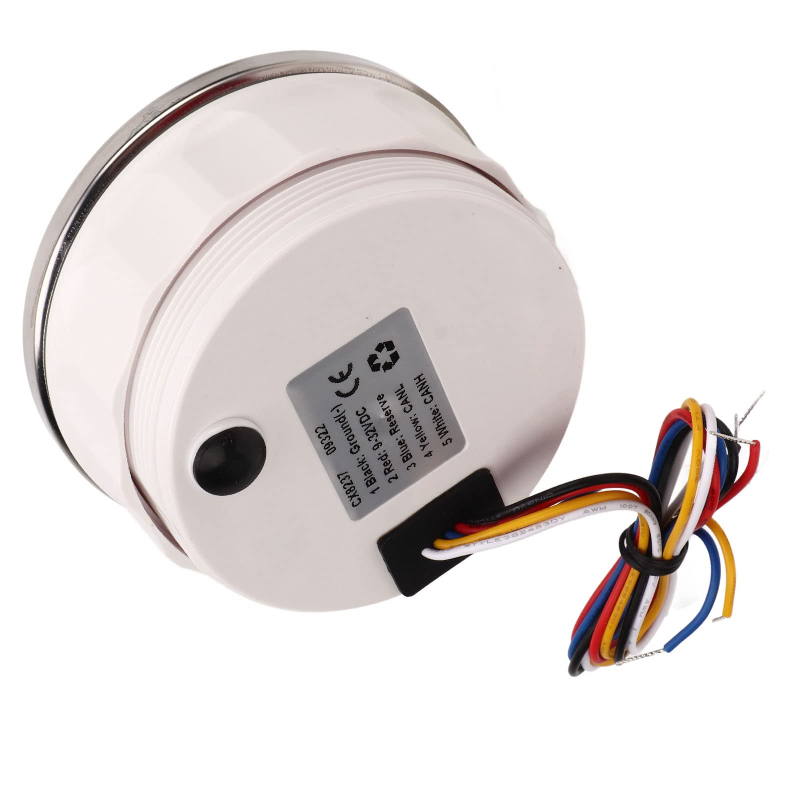 Medidor Digital 3 en 1 - Tacómetro de 85mm, Temperatura del Agua y Presión del Aceite - Luz de Fondo Roja 9-32V DC para RV, Barco, Yate