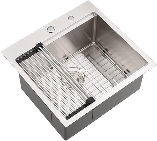 Miniatura 47 de Fregadero de cocina negro de 33 pulgadas con grifo - Fregadero de cocina negro de 33 x 22 pulgadas, fregadero de cocina y grifo de 10 pulgadas