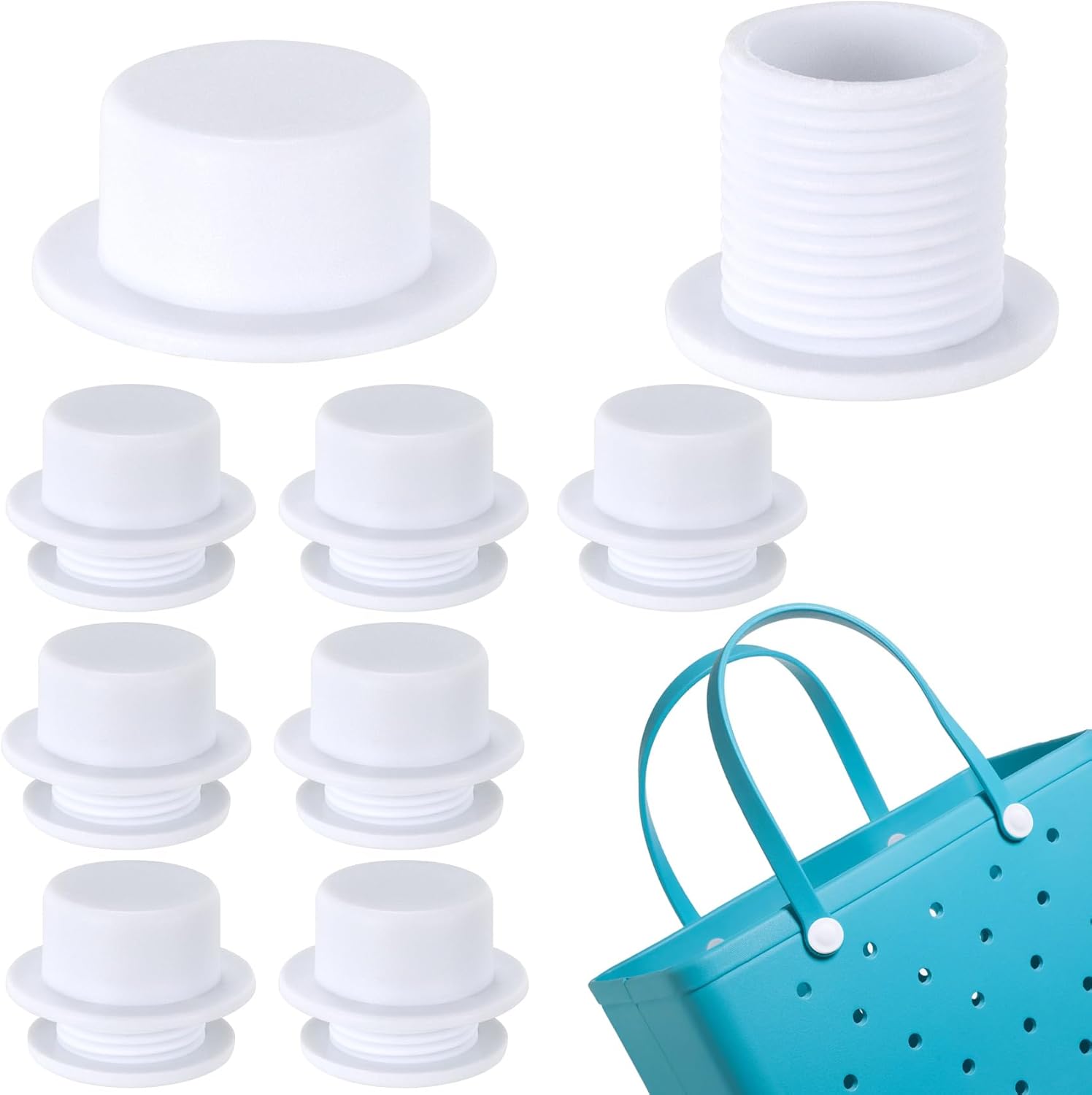 Cosmmap 8Sets Replacement Rivets for Beach Bag Handles