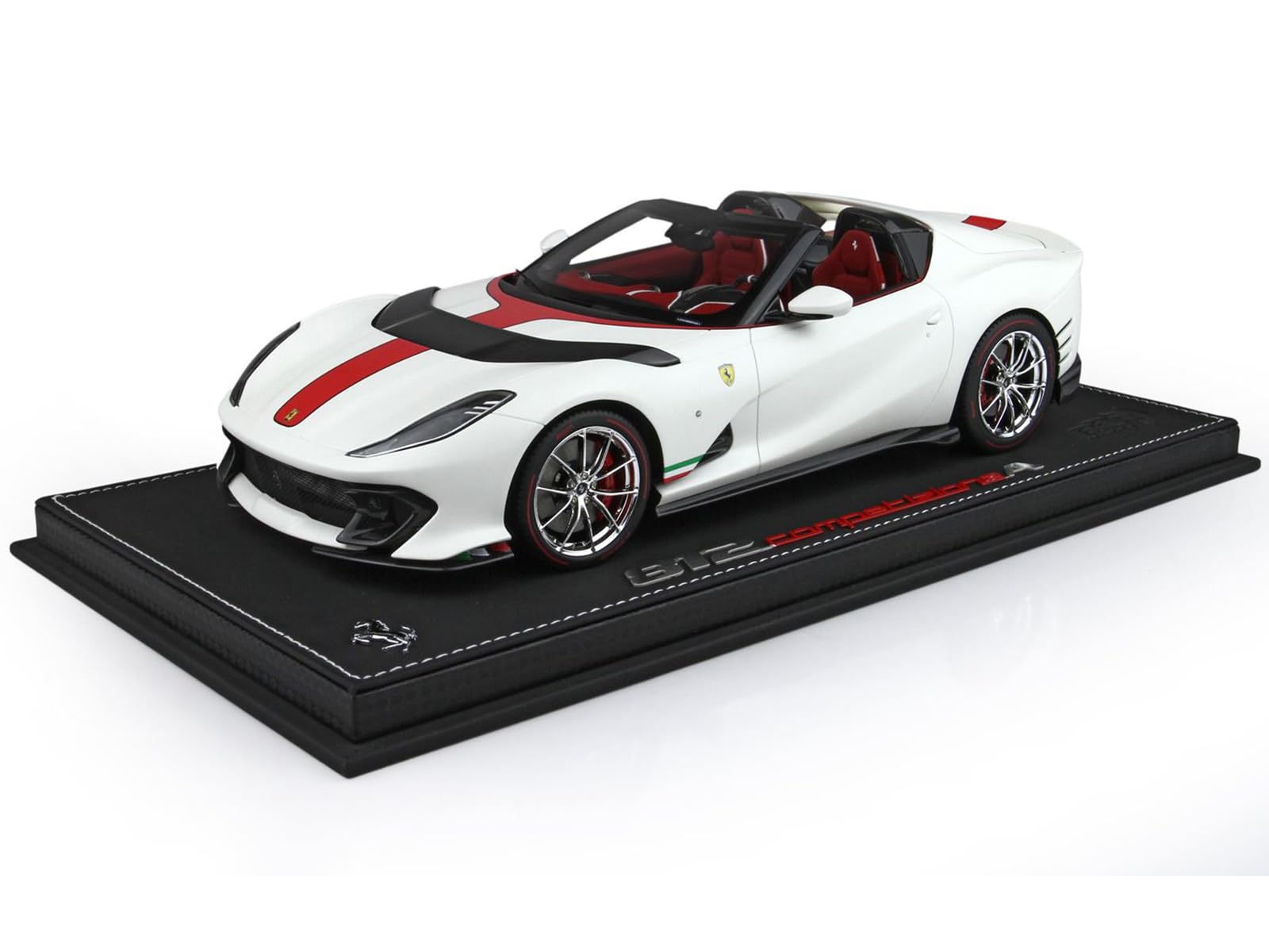 Amazon.com: 812 Competizione Aperta Bianco Italia Matt White with