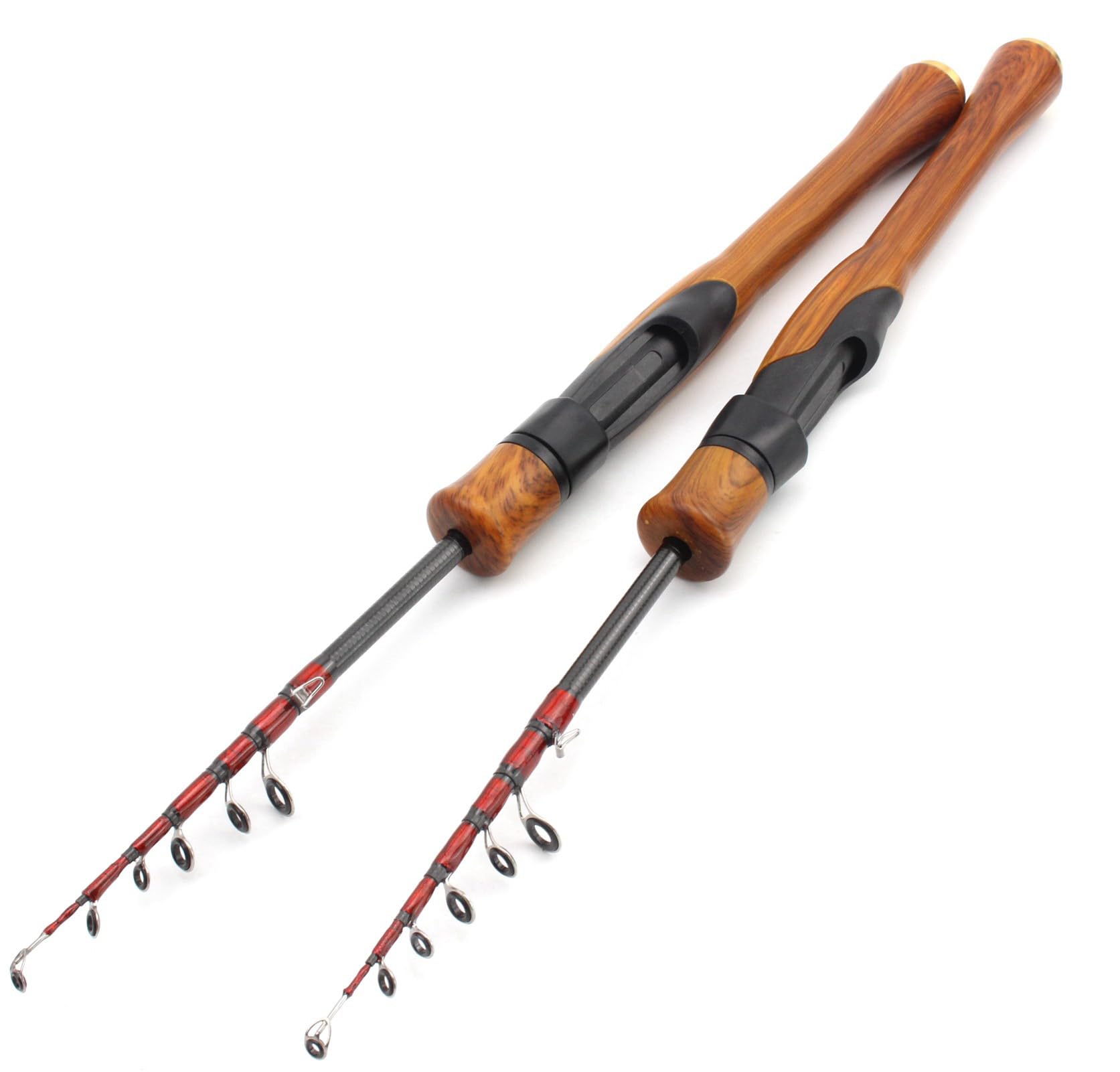 KTGCOZS Ultra Light Fishing Rod 6FT UL Power Telescopic Spinning Rod Fish Pole