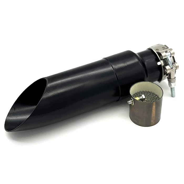 Buy Radiant Cycles Shorty GP Slip on Exhaust Motorcycle Muffler Tip for
