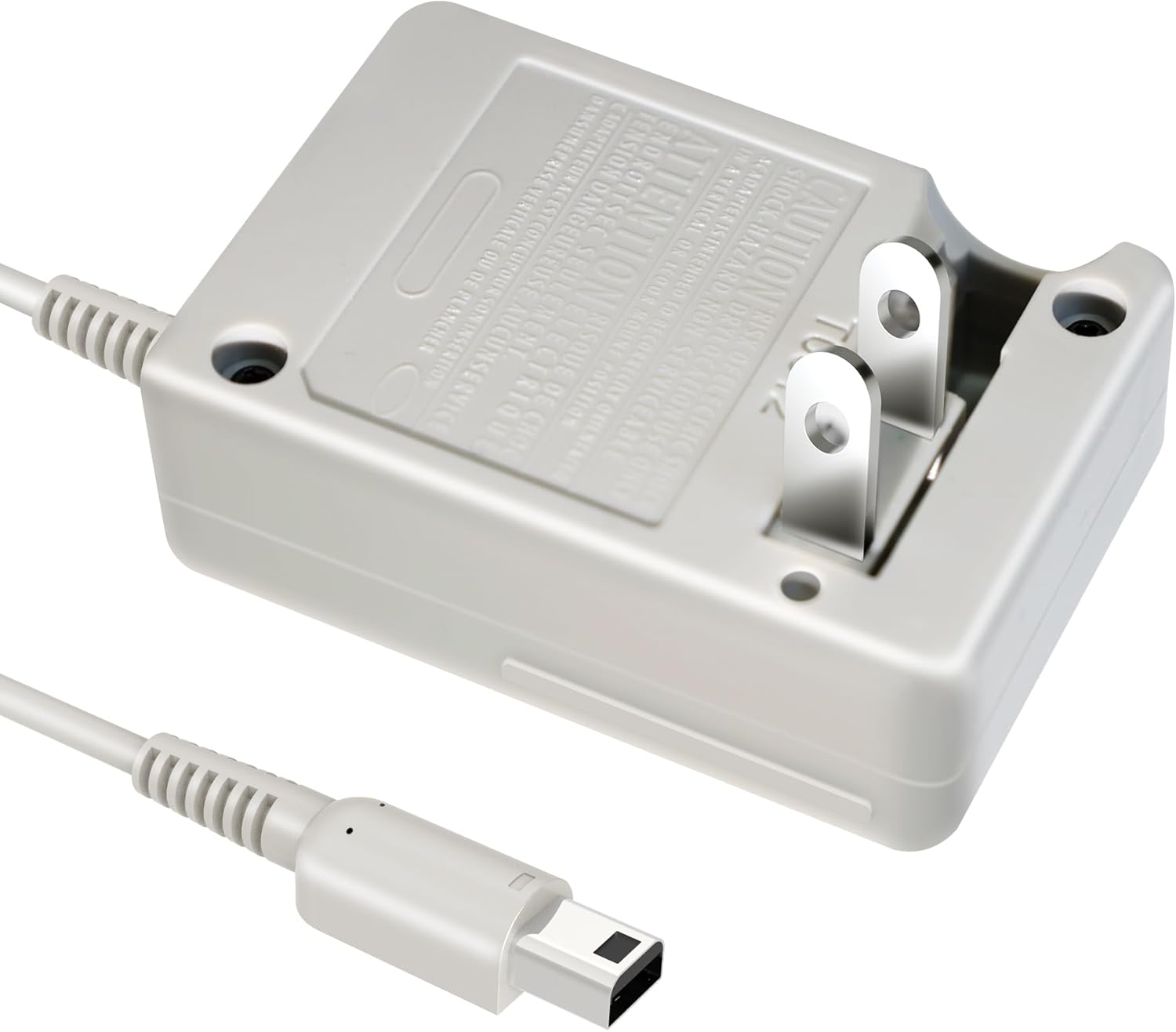 3DS Charger, AC Adapter Charger, Wall Plug Power Adapter for New 3DS XL/3DS/3DS XL/3DS/New 2DS XL/New 2DS /2DS /2DS XL/2DS/DSi/DSi XL 4.6V 900mA (Grey)