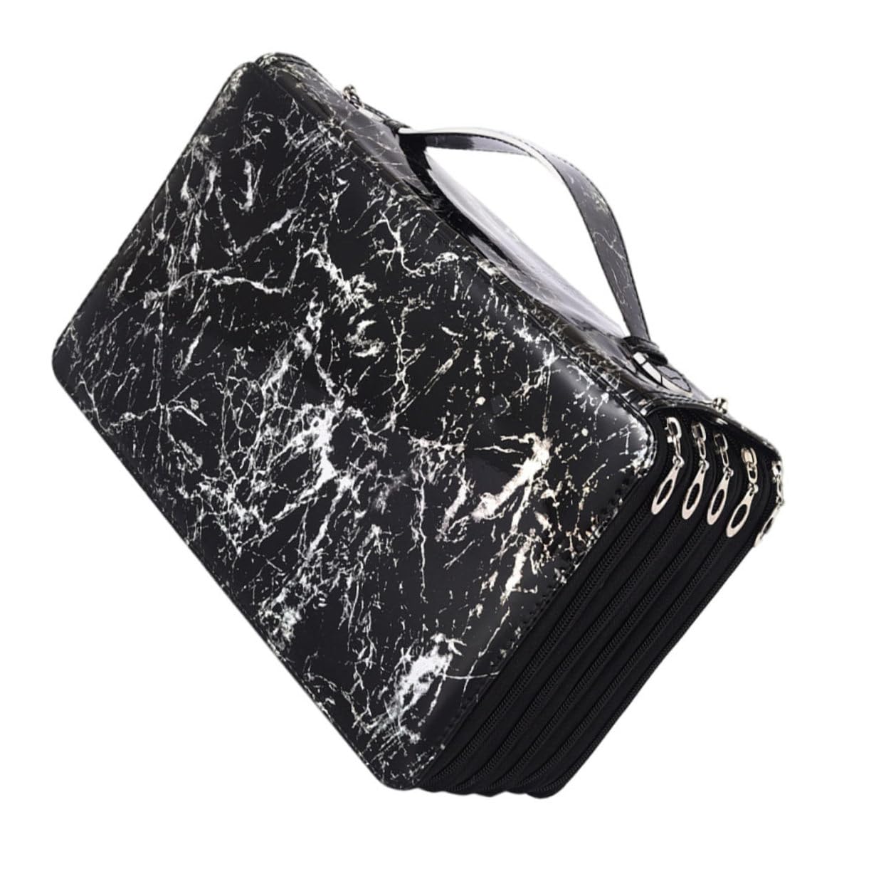 Artibetter Astuccio Porta Matite Multistrato, Grande Capacità, Oxford, Cerniera, Portatile, per Scuola e Organizzazione di Penne e Accessori