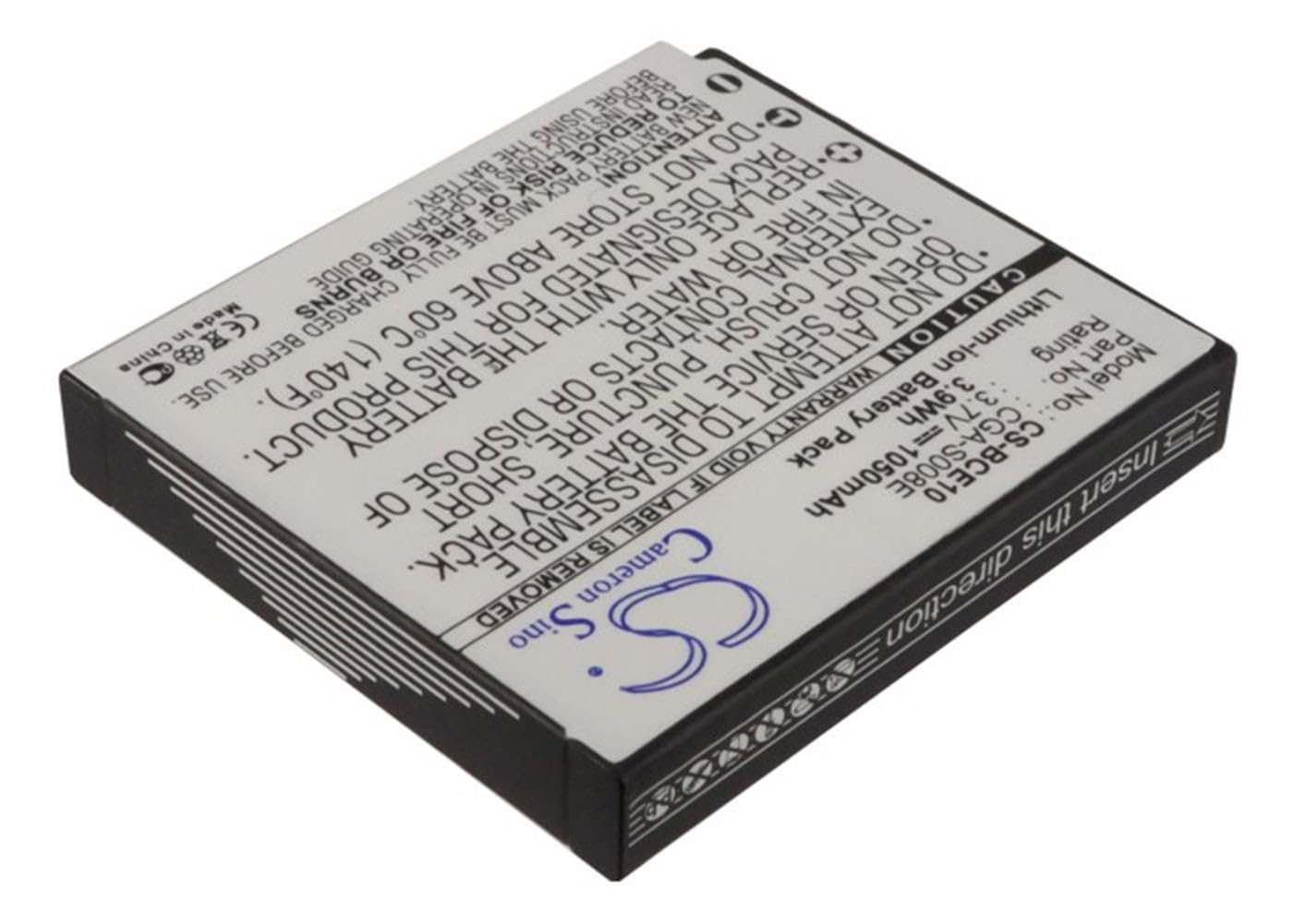Batterie Pour Panasonic Lumix DMC-SZ3/SZ3K/SZ3P/FS50V - 500mAh 3,6V - Neuf