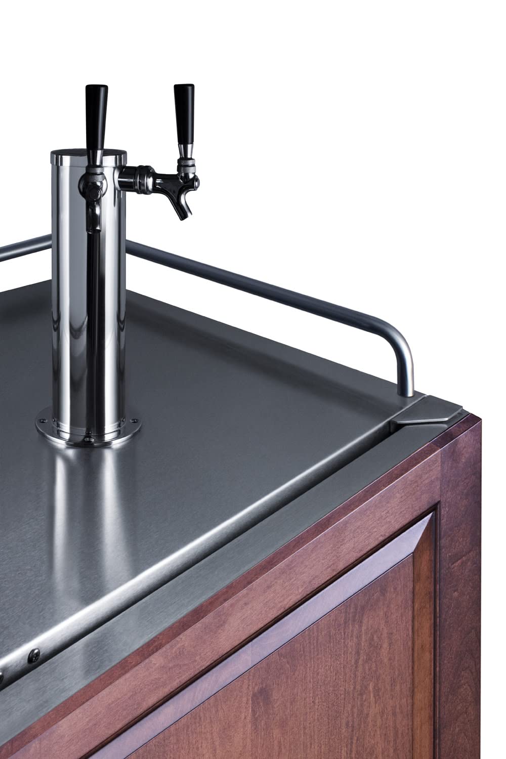 Summit Appliance Sbc682pnrwkdtwin Panel Ready 24" Wide Built-In Wine Kegerator, Panels Not Included, 5.6 Cu.Ft Capacity, Triple Tap System, Automatic Defrost, Digital Thermostat, Memory Ic Function on Fridge.com - View 6