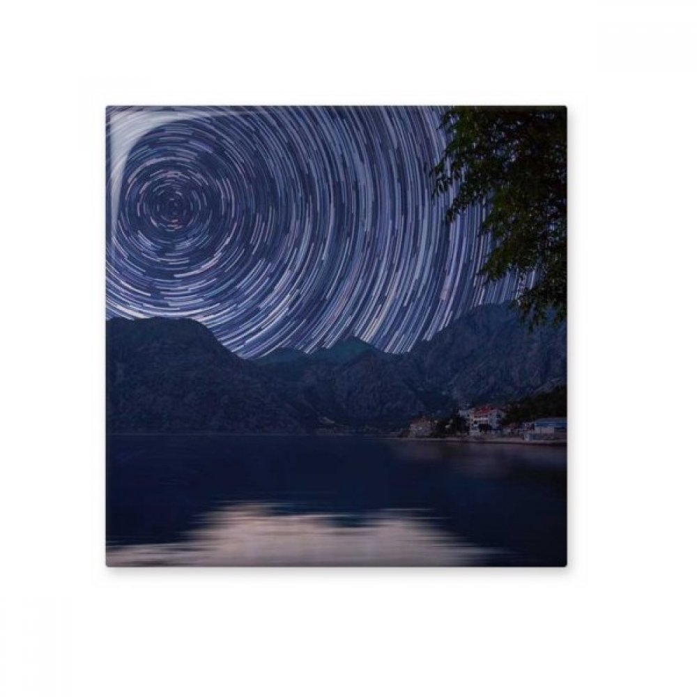 Carreaux de céramique Dark Night Sky DIYthinker pour décor de cuisine et salle de bains L