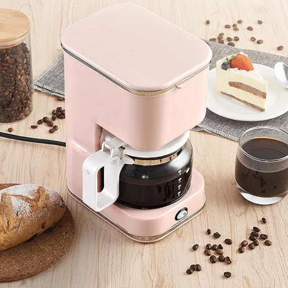 SOVORM Coffee Maker Machines Office Home Fully Automatic Grinding Bean-to-Cup Coffee Machine Espresso Machine (Pink) The New