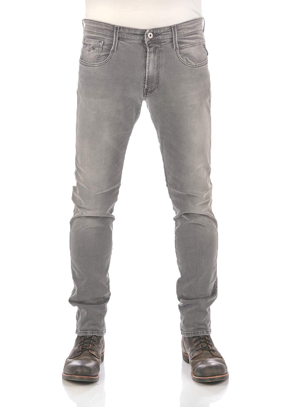 Replay Herren Jeans Anbass Slim-Fit mit Power Stretch