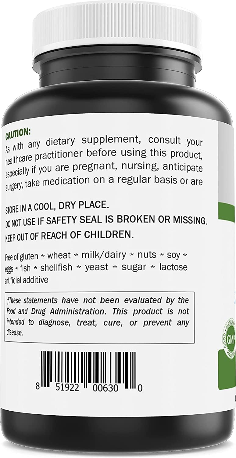 Bilberry Extract 2000 mg per Serving 180 Capsules — Amazon image 5