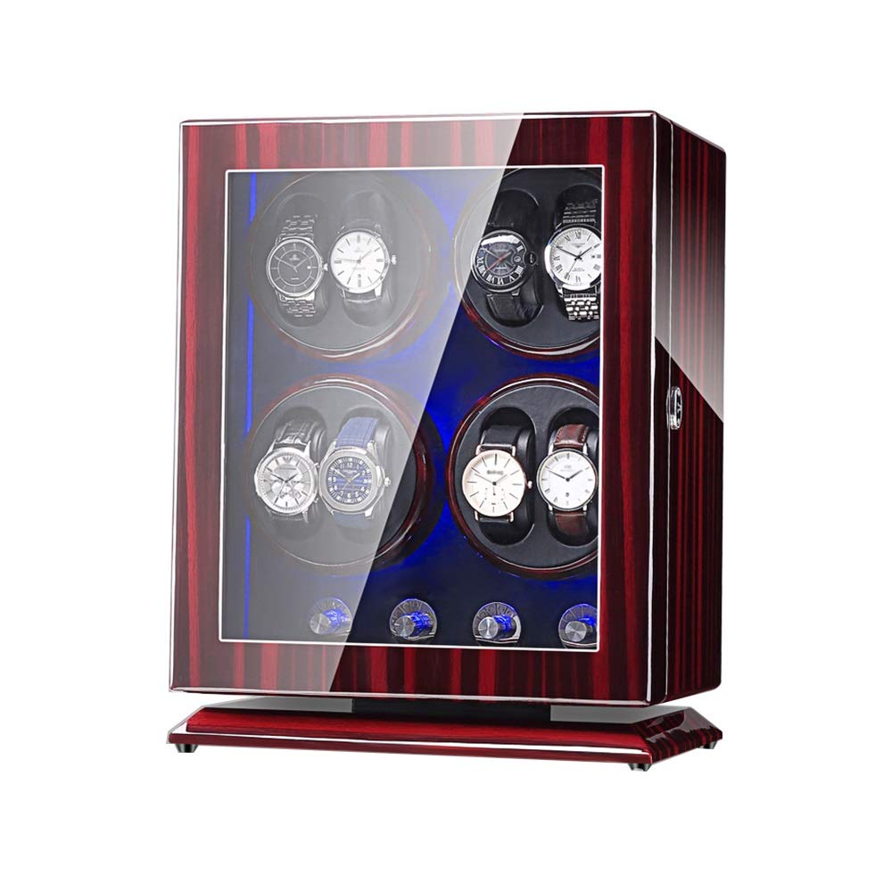 Rotomat do 8 zegarków automatycznych, oświetlenie LED, 4 tryby obrotu